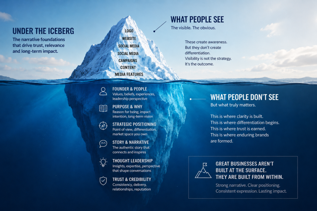 Narrative Strategy: Under the Iceberg, Why Narrative Depth Matters More Than Ever