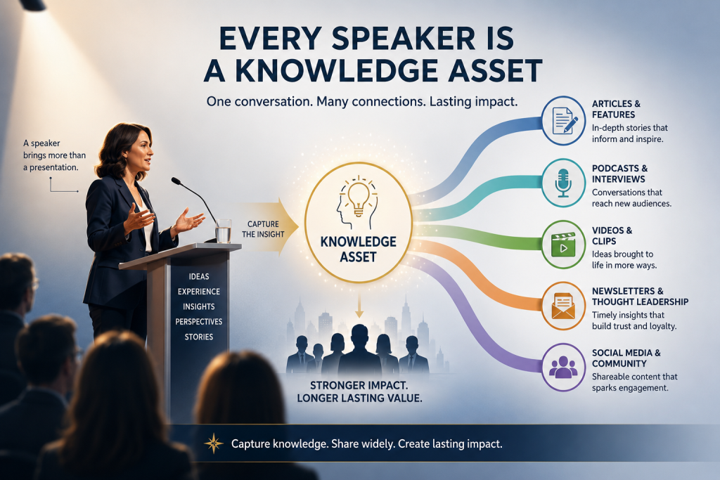 Building a Thought Leadership Engine: How to Maximise the Value of Your Keynote Speakers Beyond the Stage